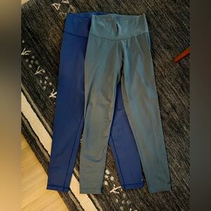 Pair of 2 adidas high rise training leggings - size small